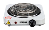 Emerald Compact & Portable, 1000W Electric Single Burner 5.5" Coil Stovetop