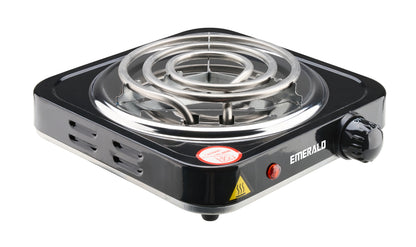 Emerald Compact & Portable, 1000W Electric Single Burner 5.5" Coil Stovetop