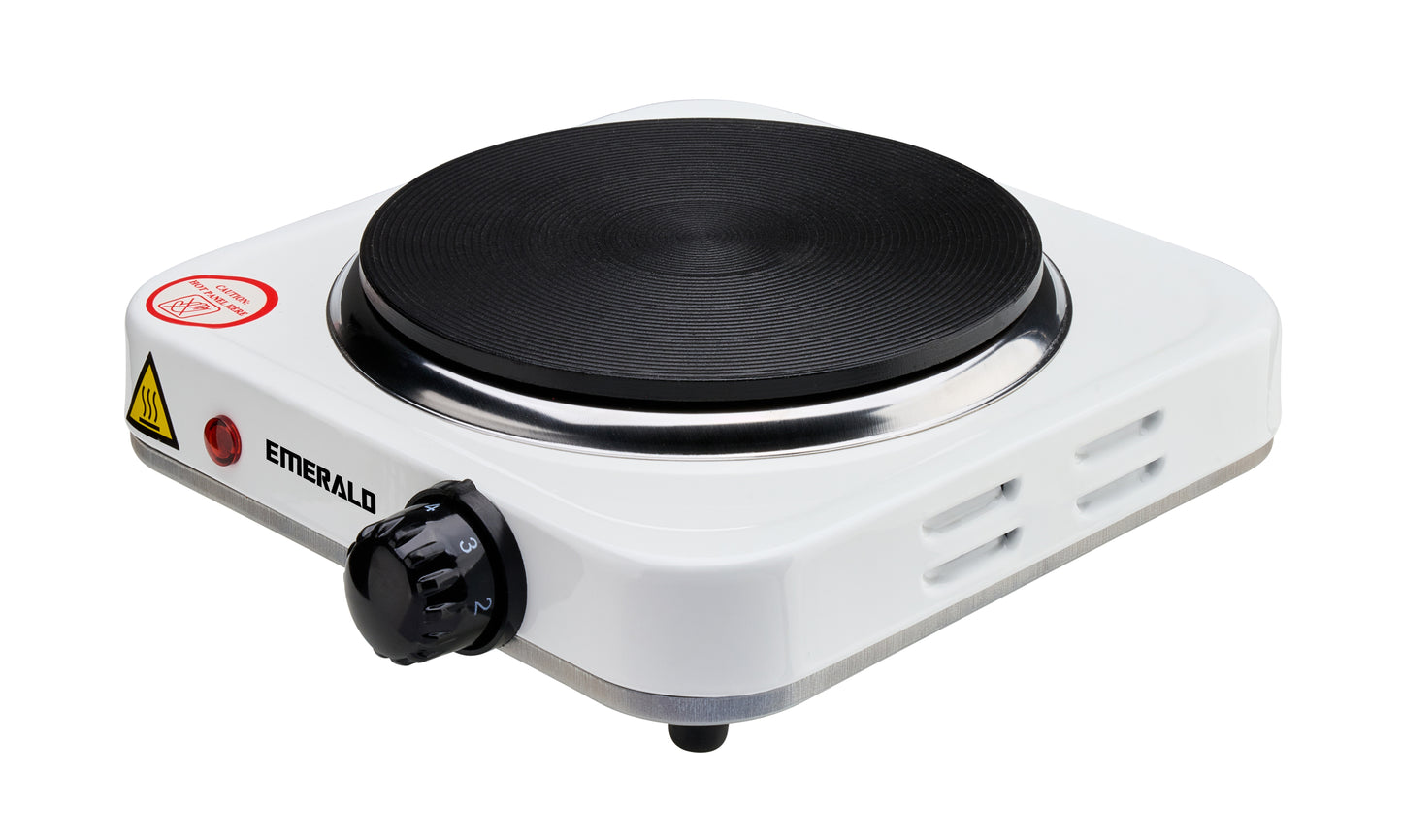 Emerald Compact & Portable, 1000W Electric Single Burner 6.1" Coil Less Plate Stovetop