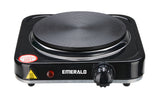 Emerald Compact & Portable, 1000W Electric Single Burner 6.1" Coil Less Plate Stovetop