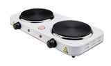 Emerald Compact & Portable, 2000W (2x1000W) Electric Double Burner 6.1" Coils Less Plate Stovetop