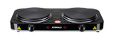 Emerald Compact & Portable, 2000W (2x1000W) Electric Double Burner 6.1" Coils Less Plate Stovetop