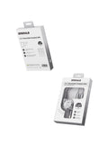 Emerald 3.3ft 2-in-1 Retractable USB-A to Lightning & Type-C, Fast Charging & Data Syncing Cable