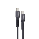 Emerald 6ft Coiled USB-C to USB-C Cable, Fast Charging & High-Speed Data Transfer
