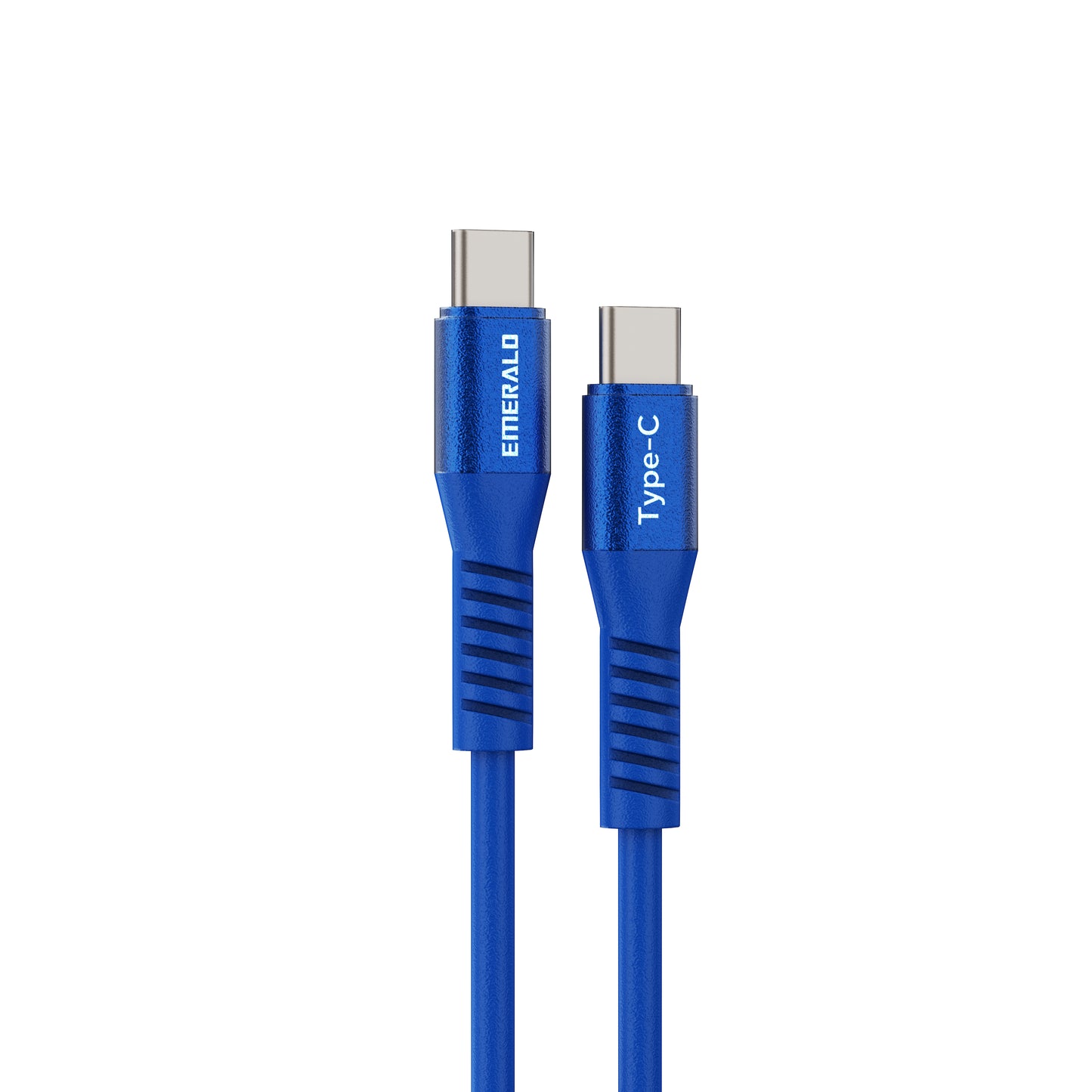 Emerald 6ft Coiled USB-C to USB-C Cable, Fast Charging & High-Speed Data Transfer