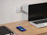 Emerald 6ft Coiled USB-C to USB-C Cable, Fast Charging & High-Speed Data Transfer