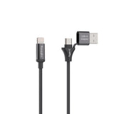 Emerald 6ft Braided USB-A or USB-C to Lightning, Fast Charging & Data Syncing Cable Compatible with iPhone