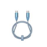 Emerald 6ft Braided USB-C to USB-C (Type-C), Fast Charging & Data Syncing Cable