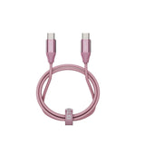 Emerald 6ft Braided USB-C to USB-C (Type-C), Fast Charging & Data Syncing Cable