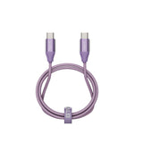 Emerald 6ft Braided USB-C to USB-C (Type-C), Fast Charging & Data Syncing Cable