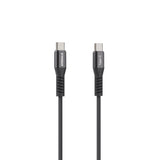 Emerald 4ft Coiled USB-C to USB-C Cable, Fast Charging & High-Speed Data Transfer