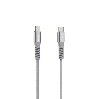 Emerald 4ft Coiled USB-C to USB-C Cable, Fast Charging & High-Speed Data Transfer