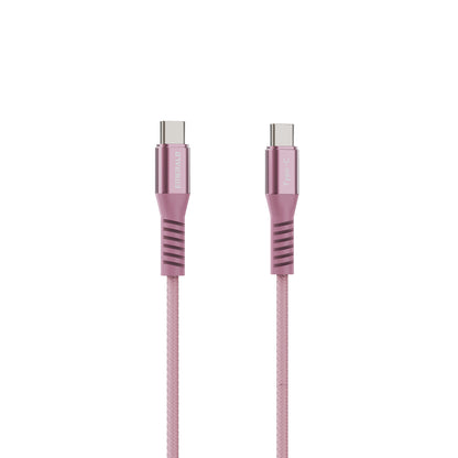 Emerald 4ft Coiled USB-C to USB-C Cable, Fast Charging & High-Speed Data Transfer