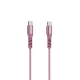 Emerald 4ft Coiled USB-C to USB-C Cable, Fast Charging & High-Speed Data Transfer