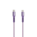 Emerald 4ft Coiled USB-C to USB-C Cable, Fast Charging & High-Speed Data Transfer