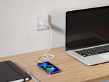 Emerald 6ft 4-in-1 Braided USB-A & Type-C to Lightning & Type-C with Adapter, Fast Charging & Data Syncing Cable