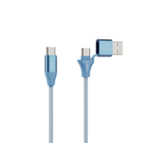 Emerald 6ft Braided USB-A or USB-C to USB-C (Type-C), Fast Charging & Data Syncing Cable