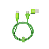 Emerald 6ft Braided USB-A or USB-C to USB-C (Type-C), Fast Charging & Data Syncing Cable