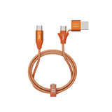 Emerald 6ft Braided USB-A or USB-C to USB-C (Type-C), Fast Charging & Data Syncing Cable