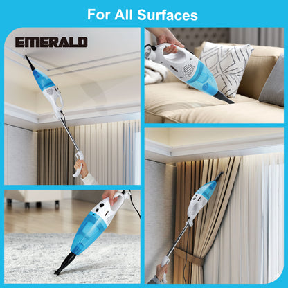 Emerald 500W Vacuum Cleaner, 14,000Pa Suction Power, HEPA Filter, Lightweight Portable Design, 1.2L Dust Cup