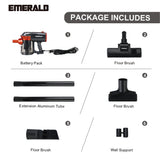 Emerald 600W Vacuum Cleaner, 16-18KPa Suction Power, 70dB, 1.5L Dust Cup