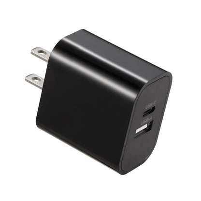 Emerald 20W PD, 2 Port Adapter and 6ft Type-C to Type-C, Fast Charge, Braided Cable