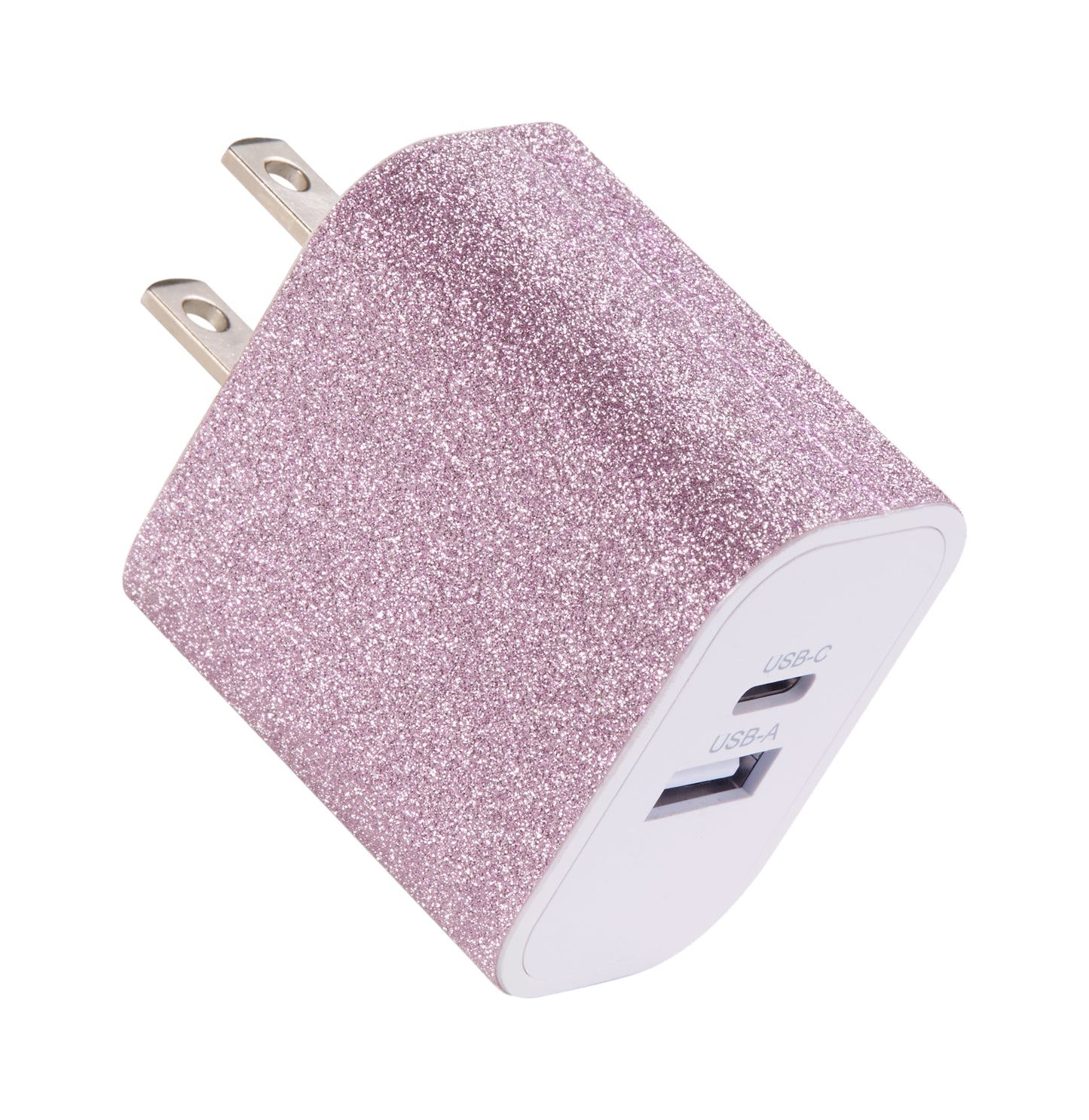 Emerald 20W PD, 2 Port Adapter and 6ft Type-C to Type-C, Fast Charge, Braided Cable